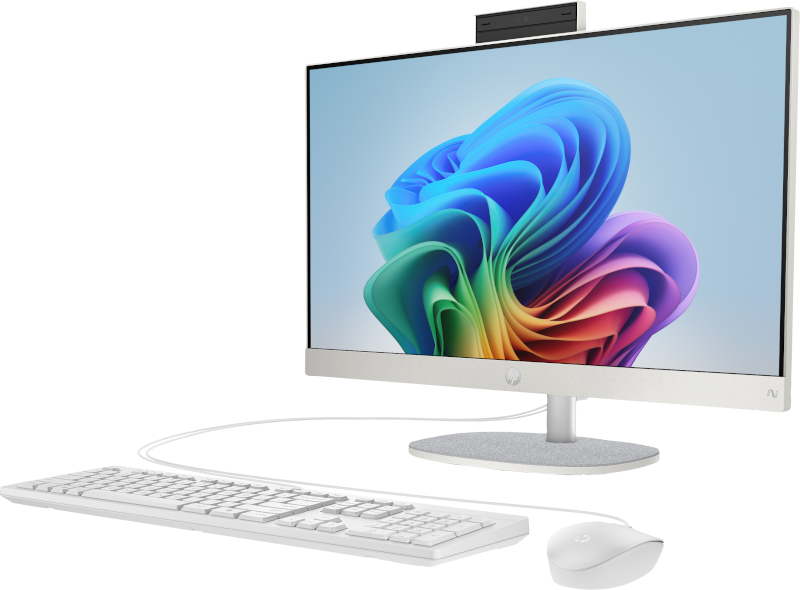 HP 24 AiO 24-cr0072ny Kompiuteris 23.8'' FHD IPS i5-1334U 16GB 512GB SSD FreeDos, Shell White